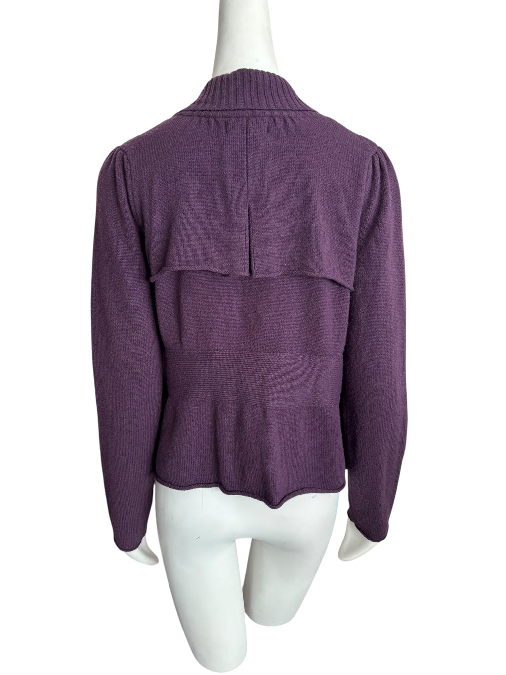 Deep Purple Women's Blazer Sweater Vintage Vibe Size M