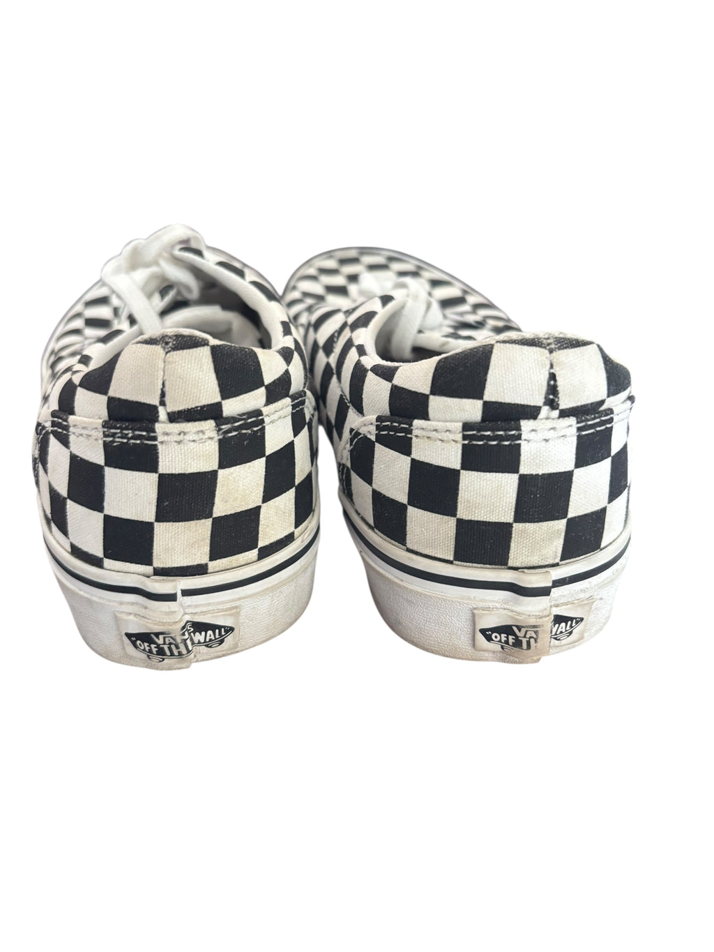 Vans Era Checkerboard Black White Canvas Low Top Skate Sneakers Shoes 8.5 (W)