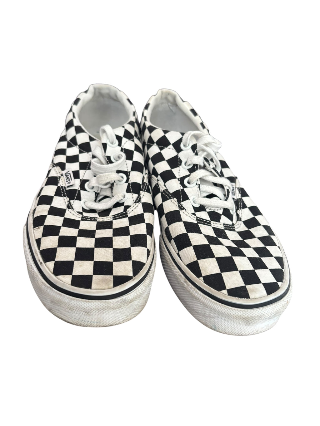 Vans Era Checkerboard Black White Canvas Low Top Skate Sneakers Shoes 8.5 (W)