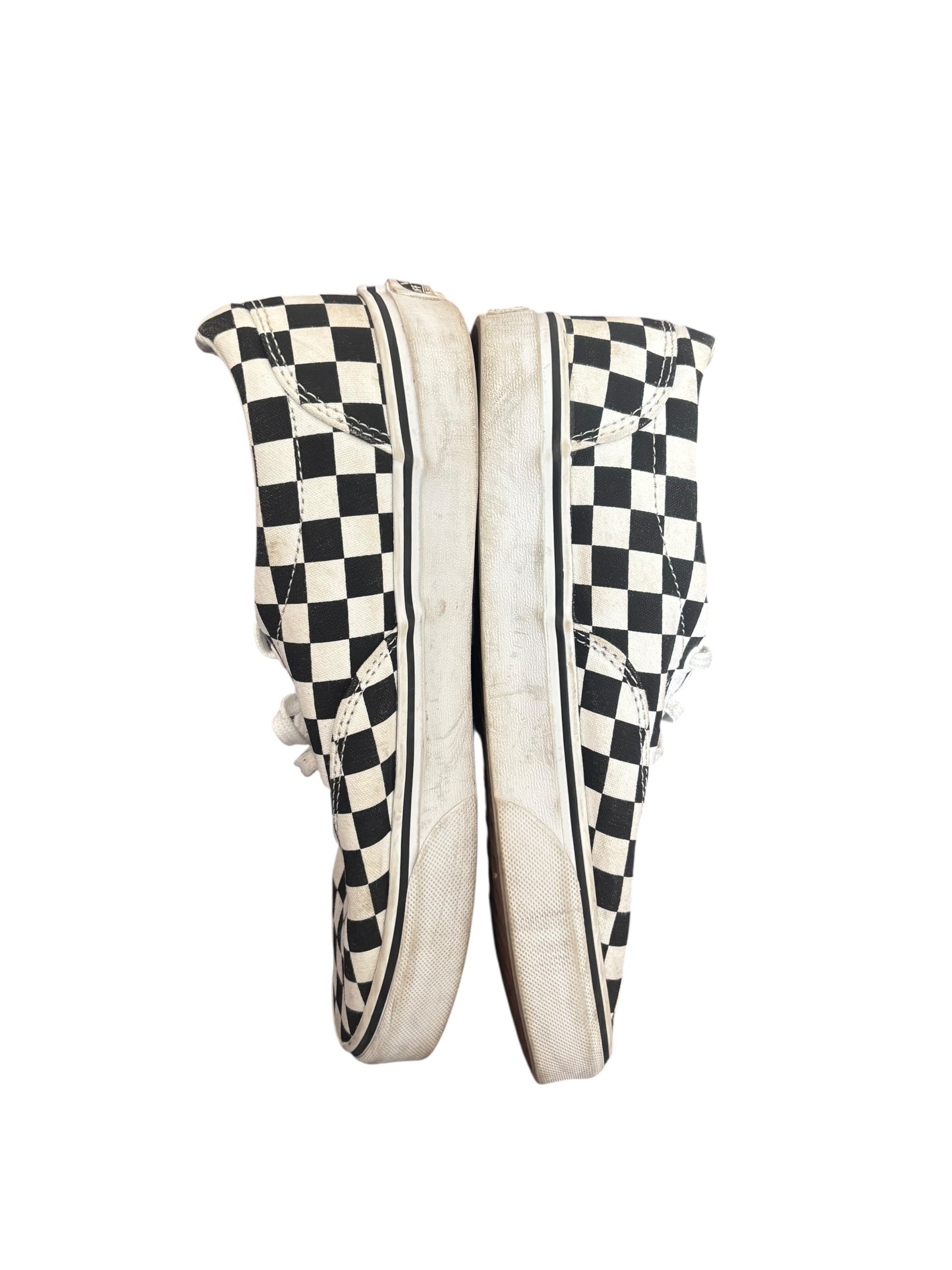 Vans Era Checkerboard Black White Canvas Low Top Skate Sneakers Shoes 8.5 (W)