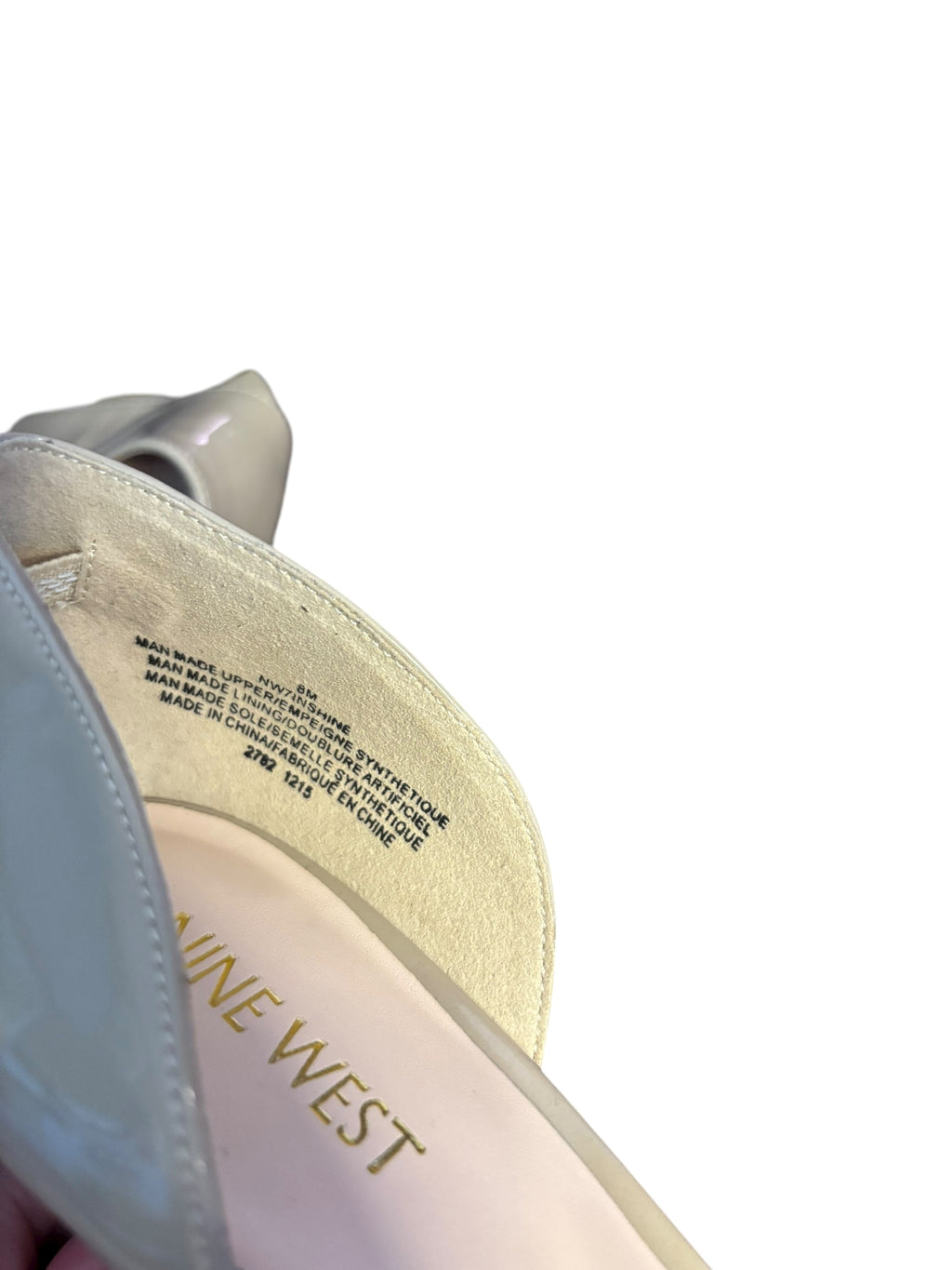 Nine West Women's Beige Open Toe Heels Stiletto Pumps Dress Shoes Size 10