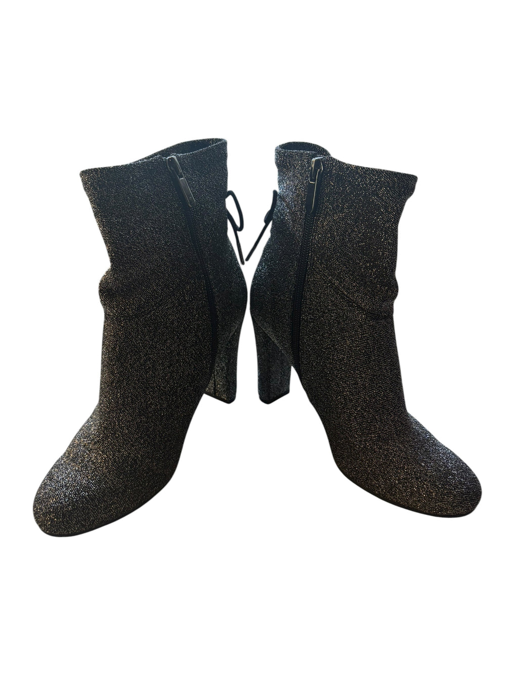 Sparkle Circus Glitter Ankle Boots 4" Heels Size 6