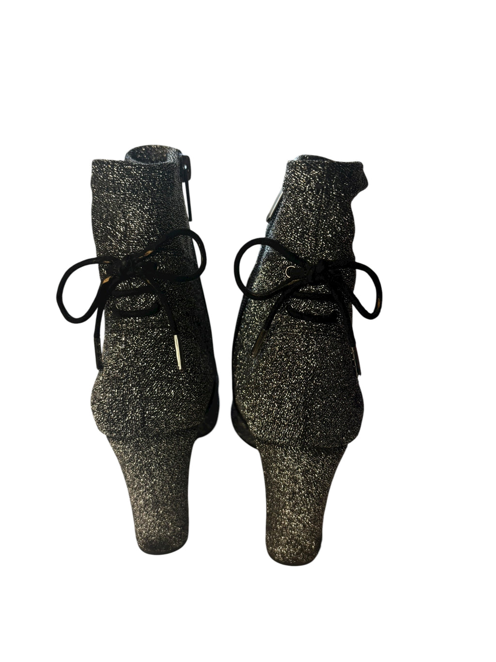 Sparkle Circus Glitter Ankle Boots 4" Heels Size 6