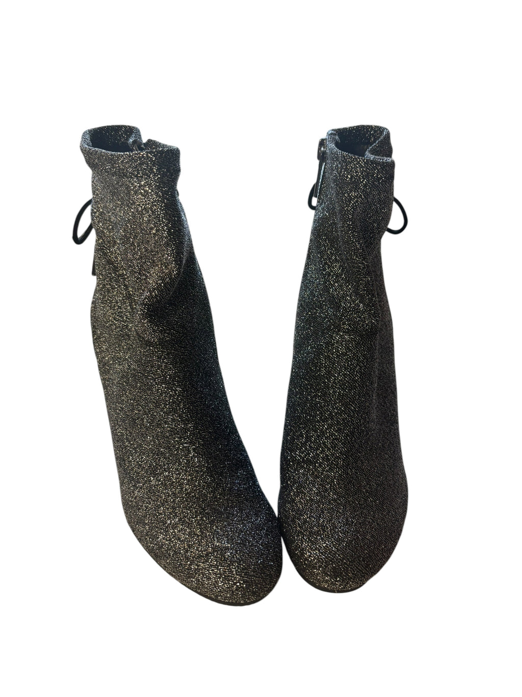 Sparkle Circus Glitter Ankle Boots 4" Heels Size 6