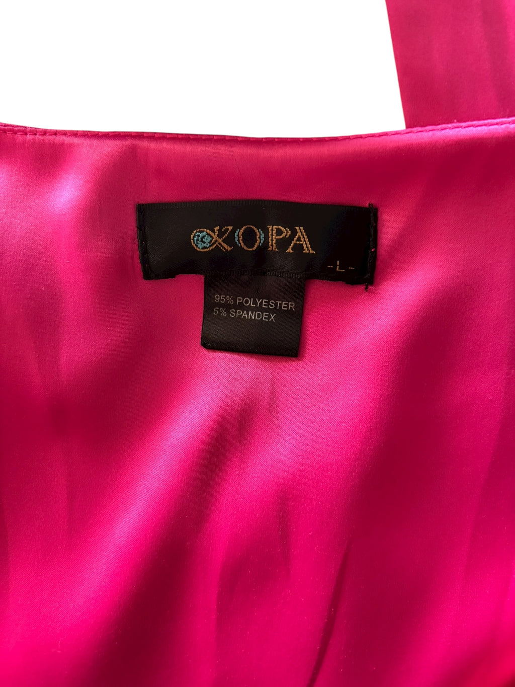 Kopa Women's Pink Cowl Neck Pleated Fit and Flare Dress Size L