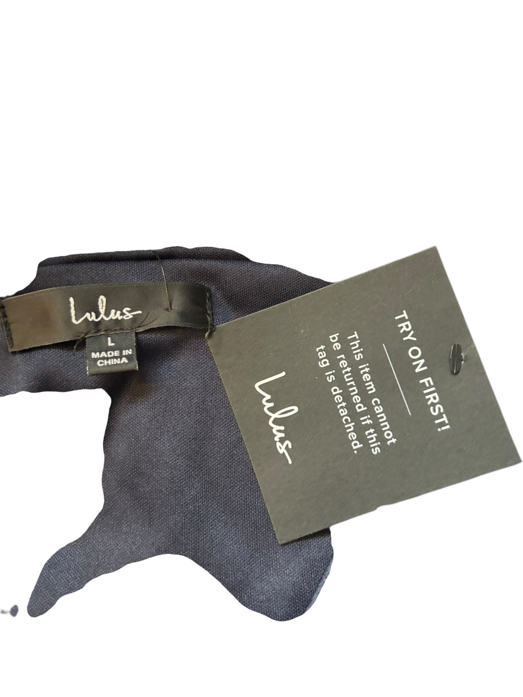 Lulus Navy Blue Sequin Puff Sleeve Mini Skirt & Square Neck Top Party Size Large