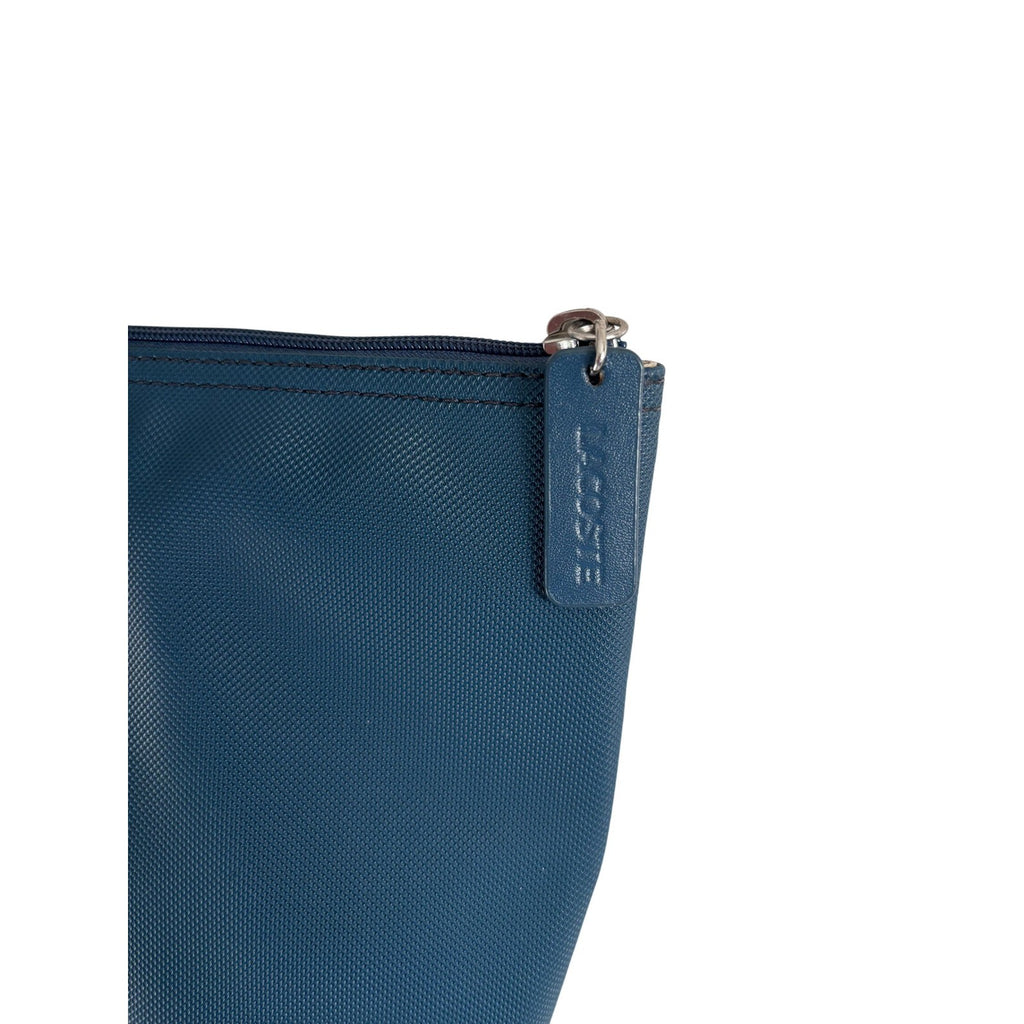 Lacoste L.12.12 Concept Large Zip Tote Bag Navy Blue Pique PVC NF1888PO
