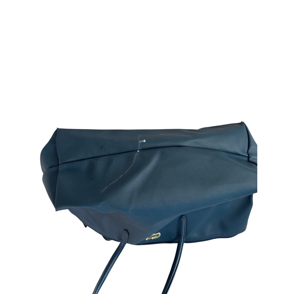 Lacoste L.12.12 Concept Large Zip Tote Bag Navy Blue Pique PVC NF1888PO