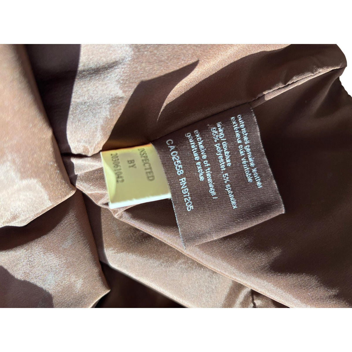 Danier Vintage Brown Suede Leather Pants Whipstitch Straight Leg Womens 8