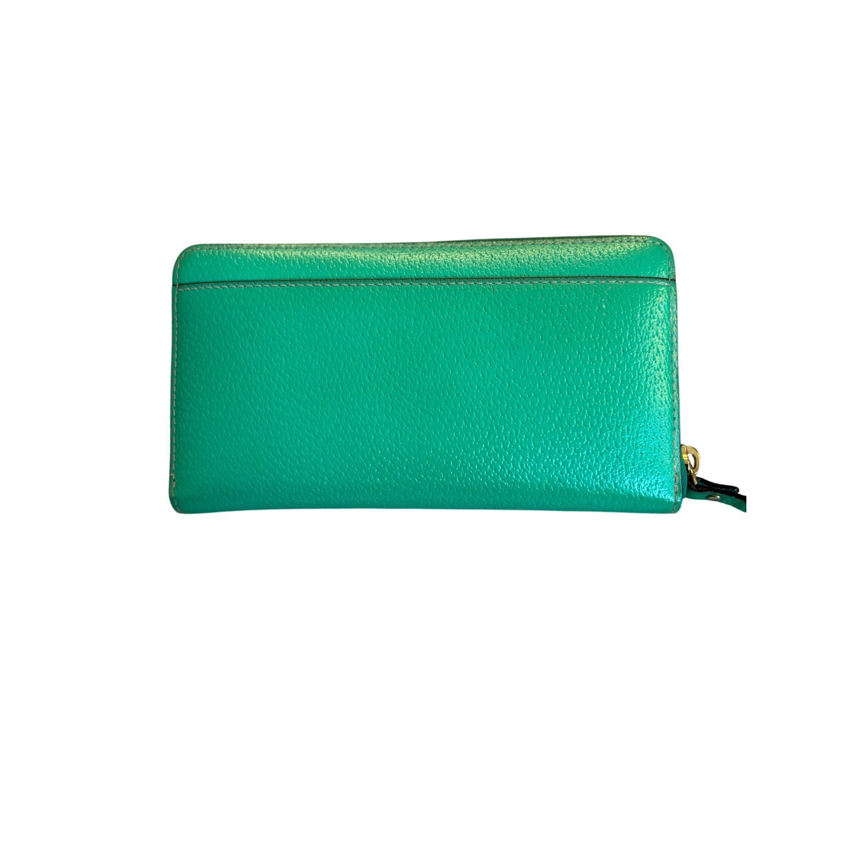Kate Spade Mikas Pond Lacey Green Leather Zip Around Wallet WLRU1153