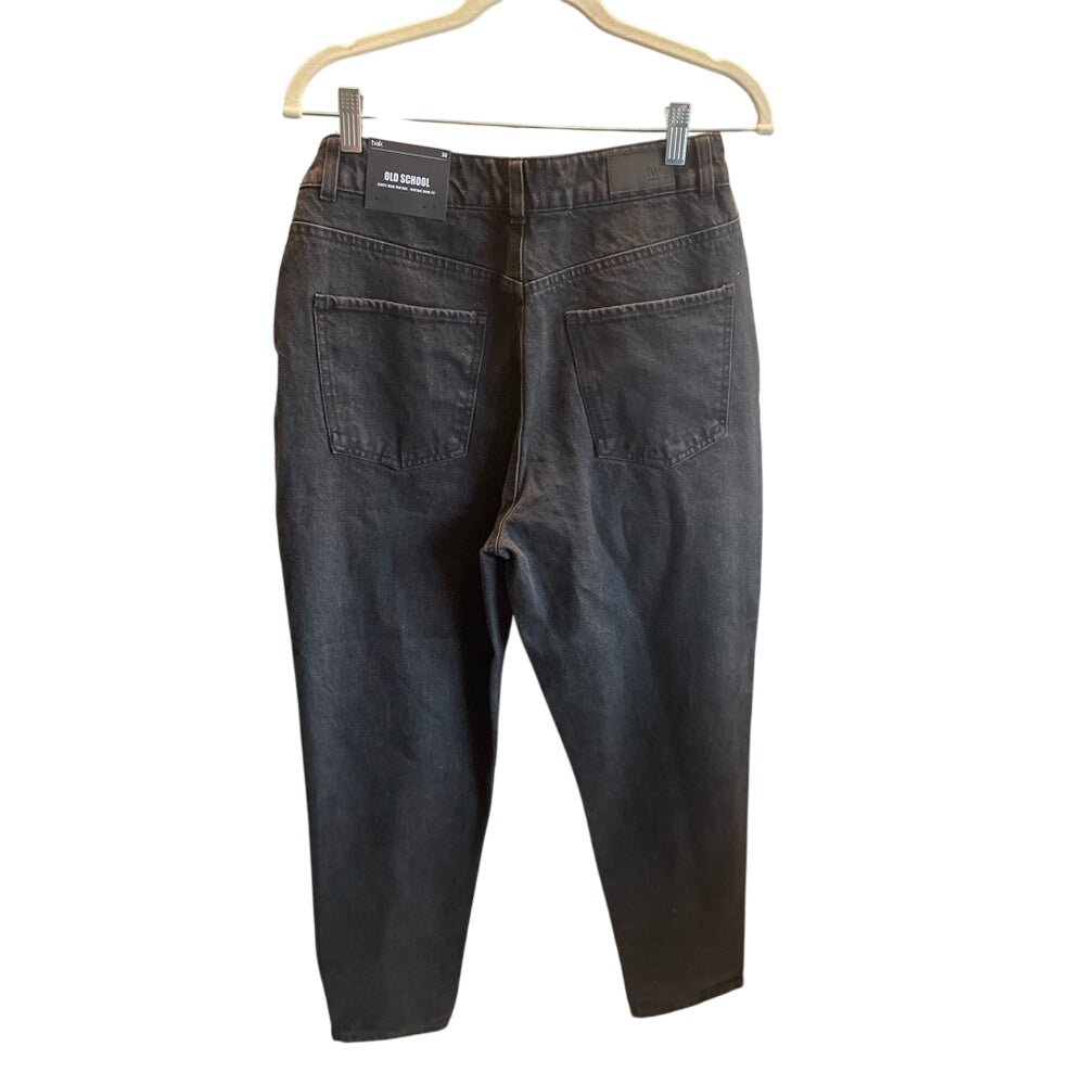 TWIK Old School Vintage Mom Fit Jeans Black Wash Size 30