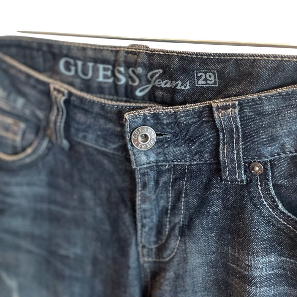 GUESS Jeans Dark Wash Bootcut Stretch Denim Pants Size 29