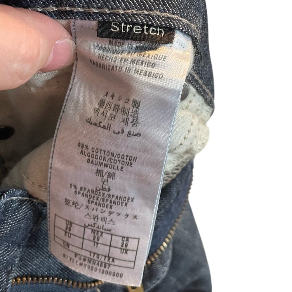 GUESS Jeans Dark Wash Bootcut Stretch Denim Pants Size 29