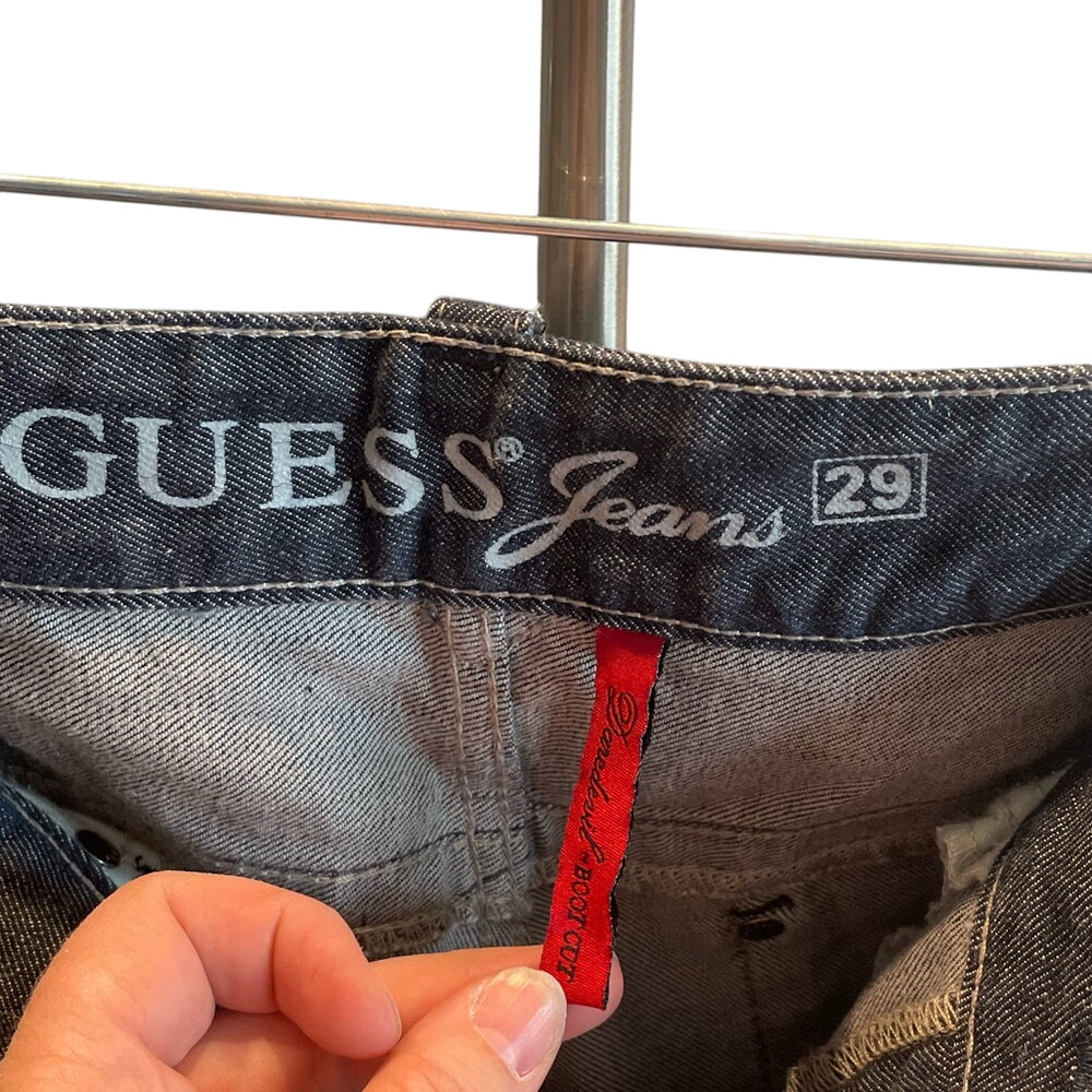 GUESS Jeans Dark Wash Bootcut Stretch Denim Pants Size 29